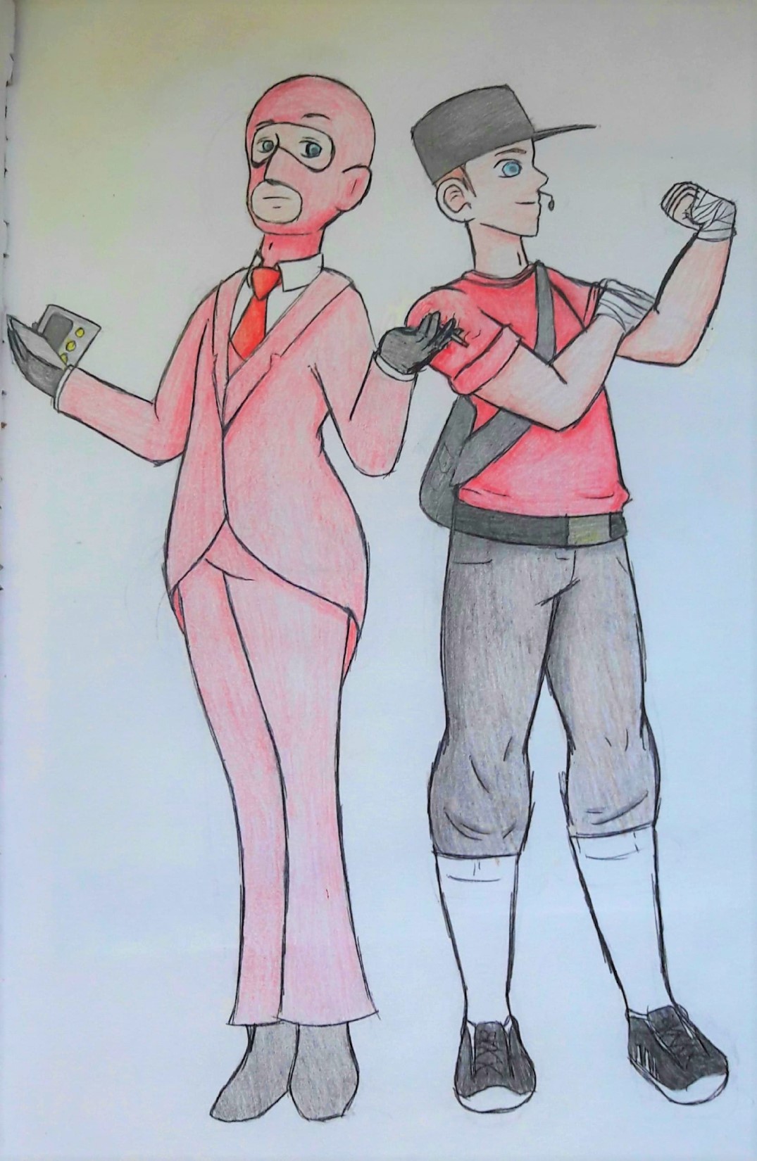 Spy et Scout, Team Fortress 2