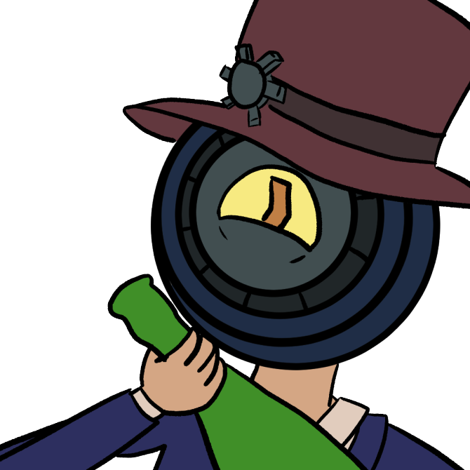 Emoticone personnage champagne exemple