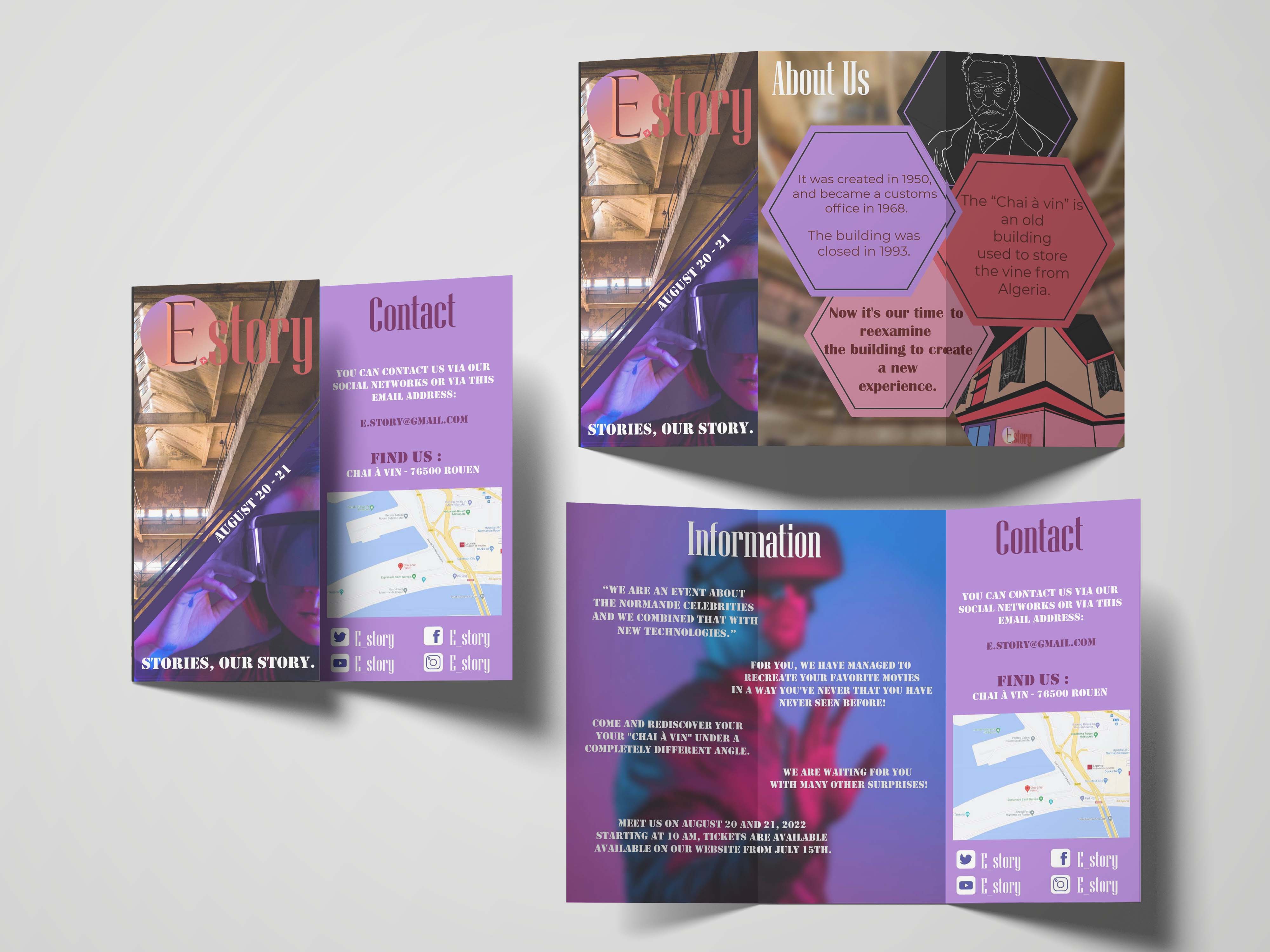 Mockup flyer