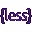 Less library logo