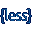 Less library logo
