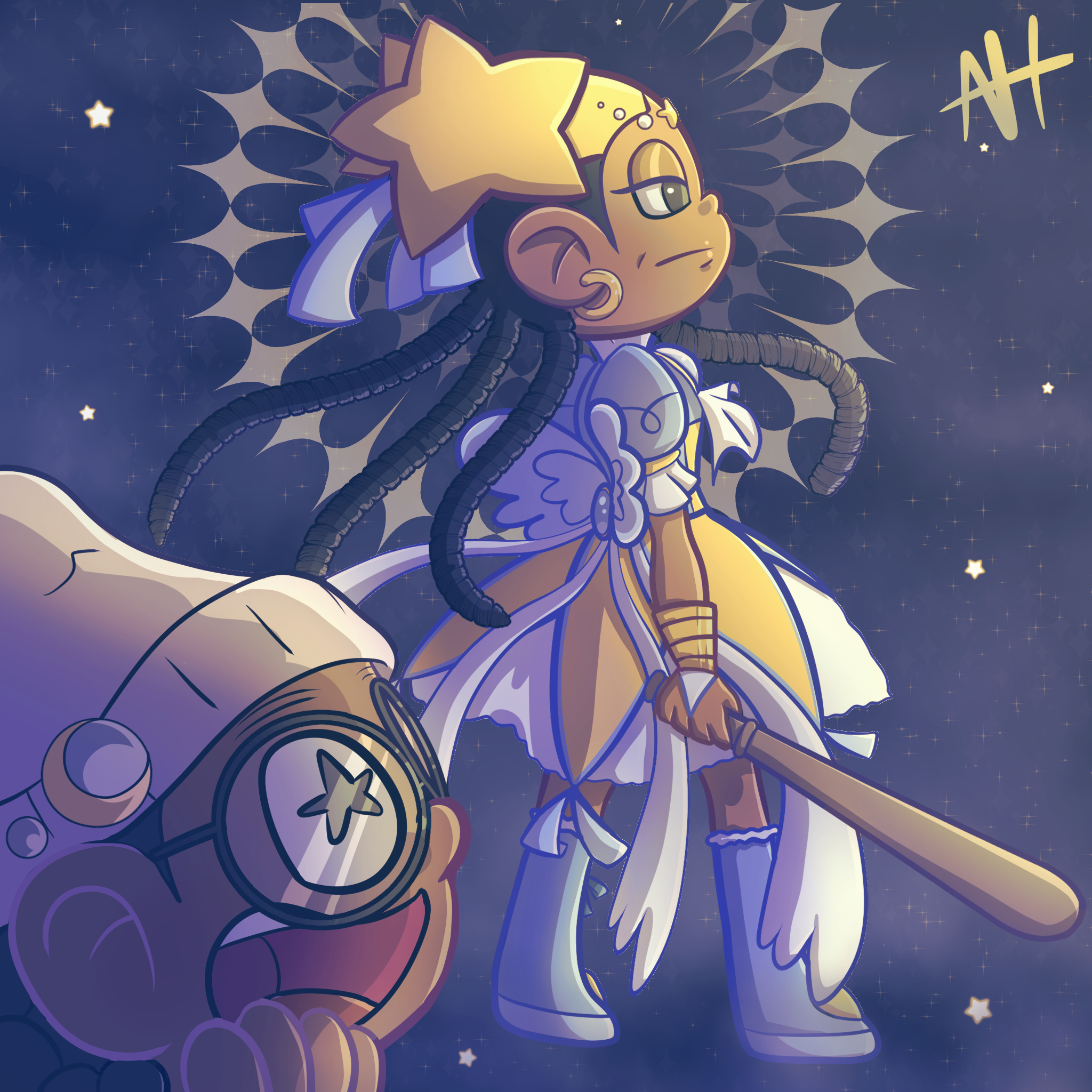 Fanart de la série 'I don't want to be a magical girl'