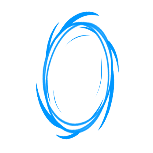 Portail bleu