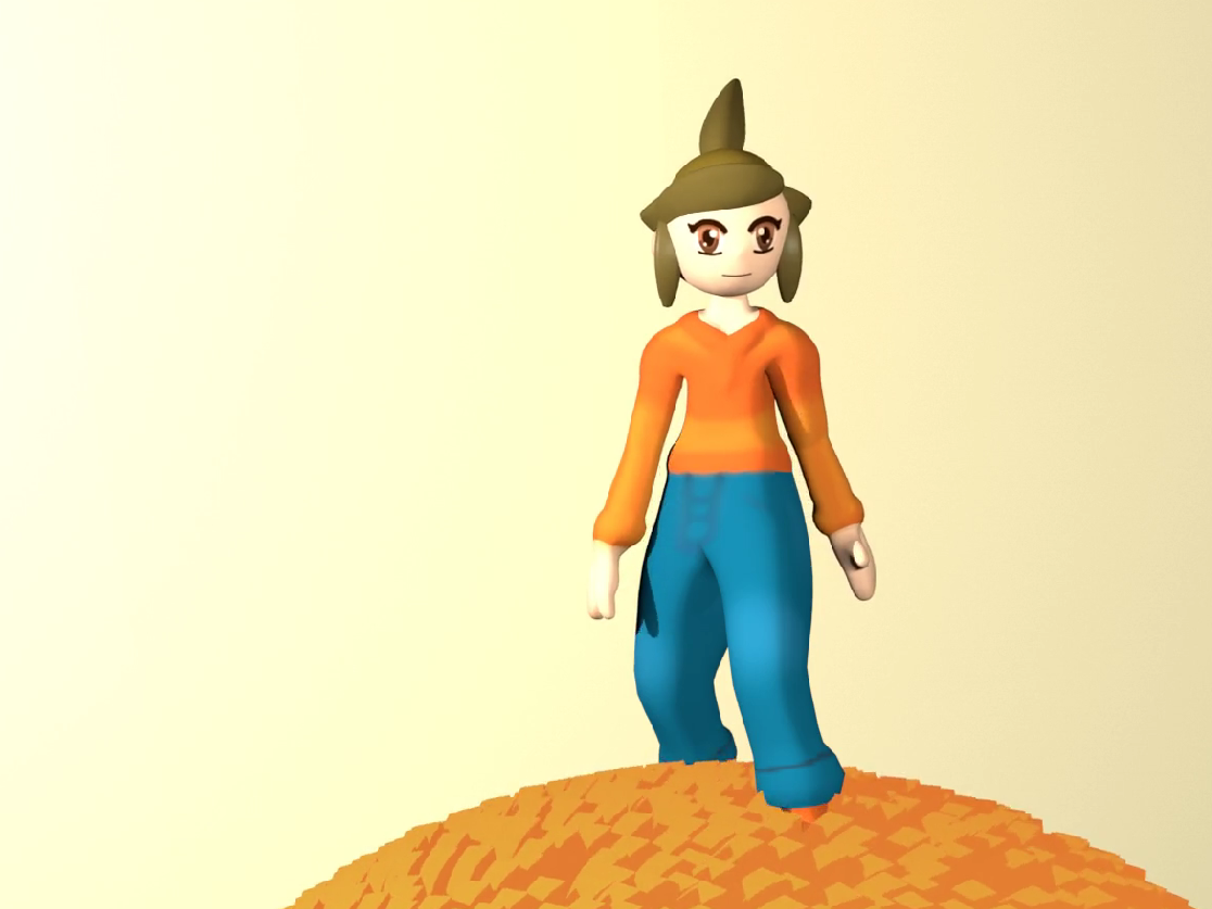Animation  3D Blender pour portfolio 2025